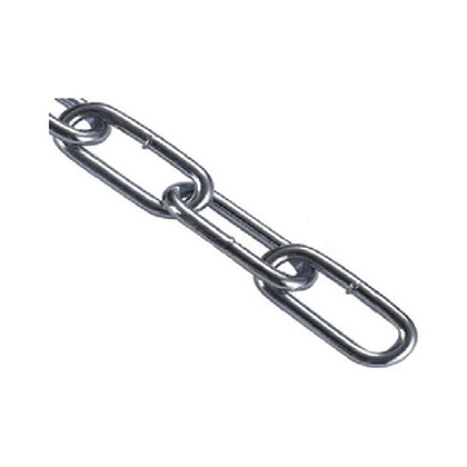 Цепь оцинкованная длиннозвенная d 4 мм