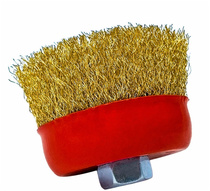 Щетка д/УШМ чашка мягкая ф100 хМ14 (волн.пров.) VERTEX