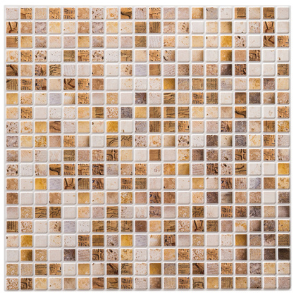 Панель ПВХ самоклеящаяся Grace мозаика Сахара 482х482 мм