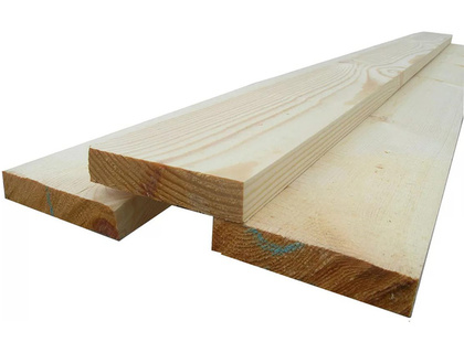 Доска обрезная строганная 27х115х3000 мм, сорт АВ, хвоя