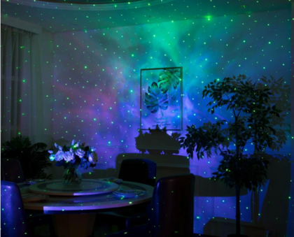 Ночник Звёздное небо YXS-02-1 8Вт USB-кабель/пульт OMRA