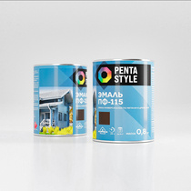 Эмаль ПФ-115 PentaStyle алкидная универсальная шоколадная 0,8кг