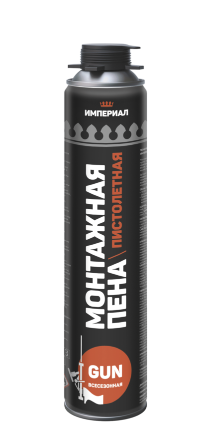 Пена монтажная пистолетная Империал GUN 640 гр