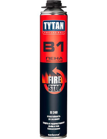 Пена монтажная Tytan Professional В1 огнестойкая 750 мл