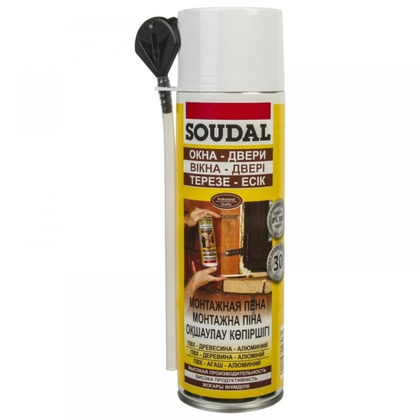 Пена монтажная Soudal Окна двери 300 мл