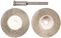 Круг с алмазным нап.30мм (2шт+штифт-3мм) FIT