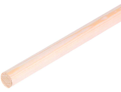 Погонаж круглый 28х28х1000 мм, Экстра, хвоя