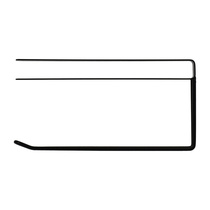 Держатель на полку для бумажных полотенец подвесной, металл, 20,5*10,5 см, черный MARMITON /96