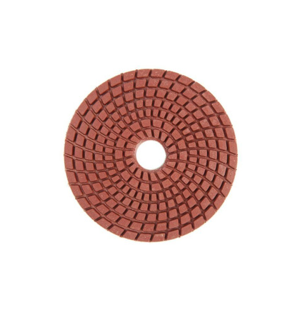 Круг алмазный гибкий шлифовальный d100r Р400 (вод.охл) Bohrer