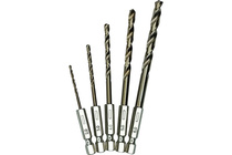 Сверло по металлу с 6гр.хв. набор( 5шт 2,0-6,0 мм) VERTEX
