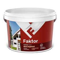Краска FAKTOR фасадная белая 2,5 кг