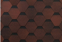 Черепица SHINGLAS Оптима, красный S3м2