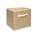 Короб-кубик для хранения Лен, Д300 Ш300 В300, бежевый