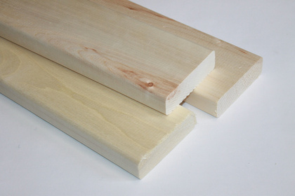 Обшивка (вагонка) 16х90(96)х1200мм, сорт В, осина, в уп-ке 10 шт.