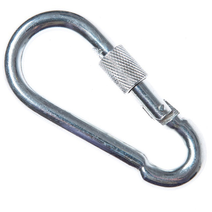 Карабин с фиксатором, цинк Suzhou Hongly Hardware DIN 5299D 5 мм 2 шт