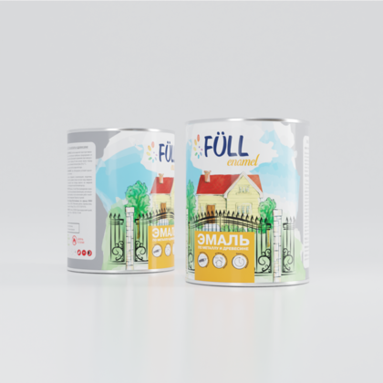 Эмаль ПФ-115 Full черная 1,8 кг