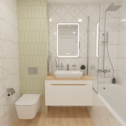 Плитка Alcazar Fresco декор белый 300x600x9, ОАО Березастройматериалы