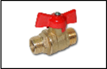 Кран шаровой DN 15 PN1,6 МПа 11Б27п7, ц р/б арт.ZW10007