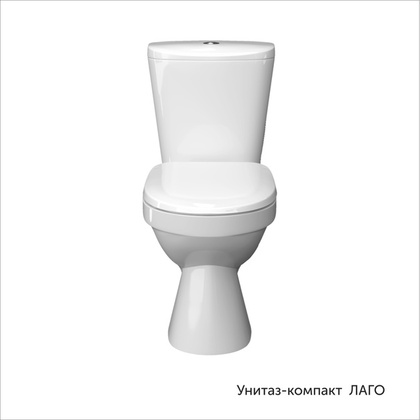 Унитаз-компакт Лаго ЖС Инкоэр-Б1 белый с1, ОАО Керамин