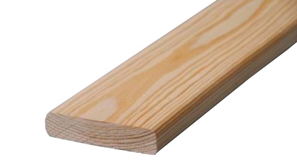 Доска строганная радиусная 27х115х2000 мм, сорт АВ, хвоя