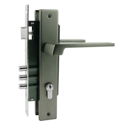 Замок врезной N111-85 M (графит) NORA-M