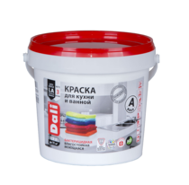 Краска для кухни и ванной DALI белая 0,9 л Рогнеда