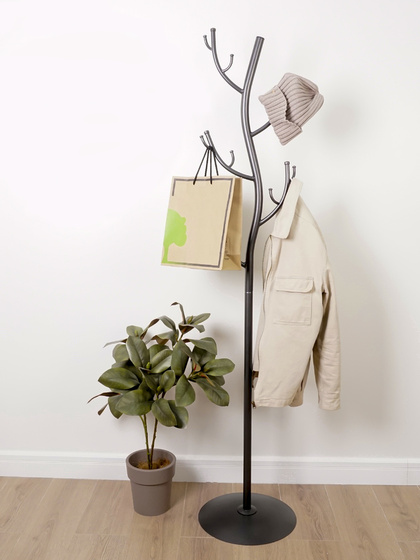 Вешалка напольная Дерево (Графит)