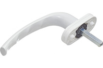 Ручка для ПВХ окон Комфорт белая арт У1-2329.Б Левша