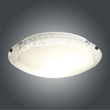 Светильник наст.-потол. Полюшко 300 НПБ 01-2х60-139 М16 проз./кл.мет. (2*60Вт, E27)