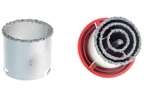 Набор коронок по керамической плитке Ф 33/53/67/73 мм VERTEX