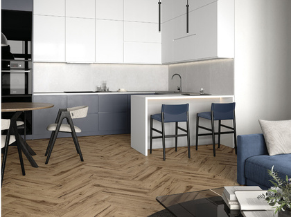 Плитка Oakland керамогр коричн рельеф 185х598x7,5 (17080), ОООФКЗ