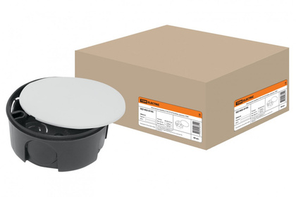 Монтажная коробка У195 СП D75х30мм, крышка SQ1402-0195 TDM