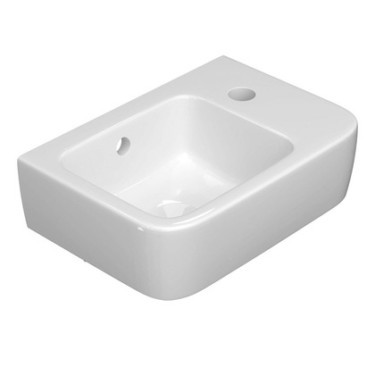 Умывальник Сквэа 36 с креплением, с/о, белый с1, ОАО Керамин