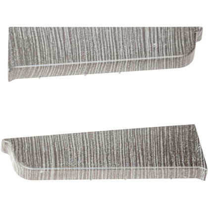 Заглушка лев. и прав.Qvant Q04 Дуб металлик (2шт)