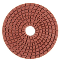 Круг алмазный гибкий шлифовальный d100r Р400 (вод.охл) Bohrer