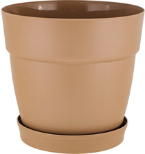 Горшок цветоч., Villa de Fiori, 1,1л, D130мм, молочный шоколад