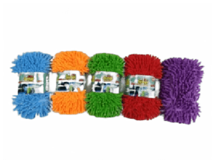 Автогубка шиншилла с сеткой, 220х120х50мм, 4CAR