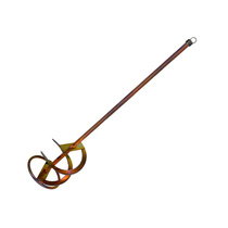 Миксер тип С для краски и штукатурных смесей, НЕХ 80х400 мм. оцинк. Yourtools