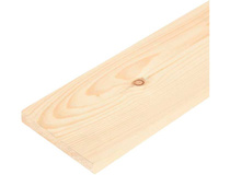 Доска обрезная строганная 27х140х2000 мм, сорт АВ, хвоя