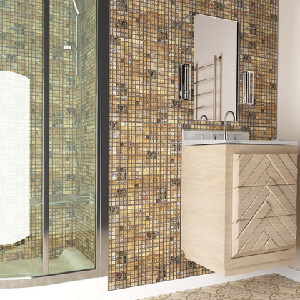 Панель ПВХ самоклеящаяся Grace мозаика Александрия 482х482 мм