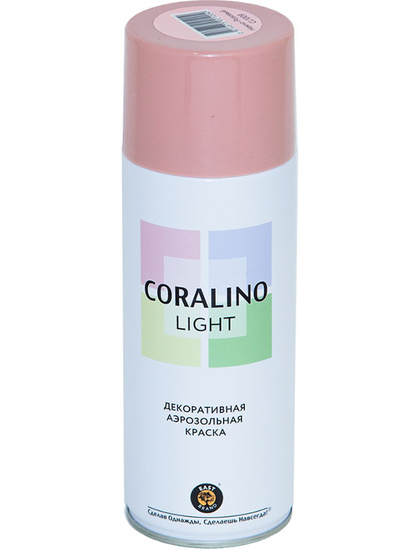 Краска Coralino light  (520мл, нежно розовая)