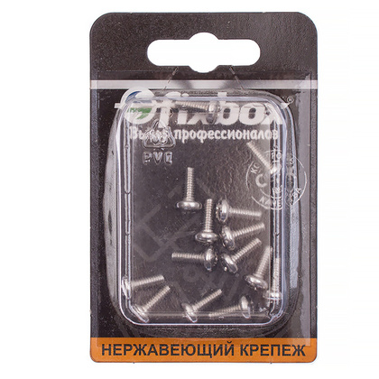 Винт нерж.с полукругл. гол. DIN 7985 М4x10 14 шт