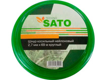 Леска для триммера SATO TECHNO 1LB 2,7мм 69м круглый
