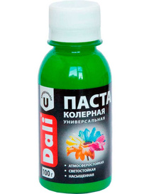 Колеровочная паста Dali зеленое яблоко 0,1 кг
