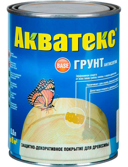 Грунтовка Акватекс Антисептик 0,8л