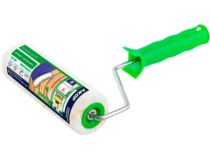 Валик 	Акор Эксперт 180, D6 мм микрофибра, зеленая ручка