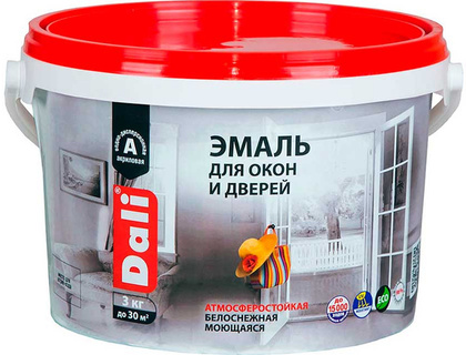 Эмаль DALI Для окон и дверей (3кг)