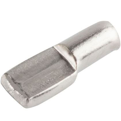 Полкодержатель лопаточка 5х17, никель (12шт)