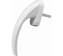 Ручка оконная алюминиевая Сатурн белая арт У1-2323.Б Левша