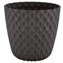 Горшок д/цветов Wave(InGreen), 4,7л, D205мм, горький шоколад